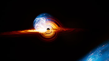 Black hole in materials, UE marketplace, Artistic interpretation, Unique design HD wallpaper
