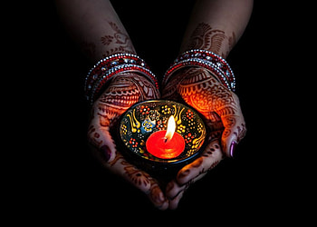 Light of Life, artwork, hands, flame, candle HD wallpaper