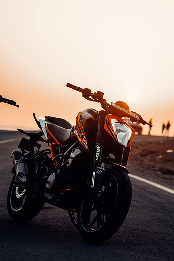Sunset, Motorcycles, Front View, Motorcycle, Bike, Headlight HD phone wallpaper