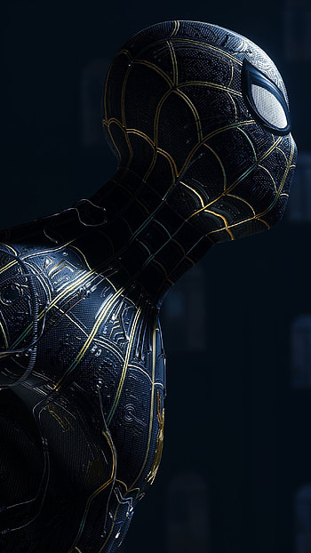 Spiderman No Way Home, Black Suit, No Way Home HD phone wallpaper