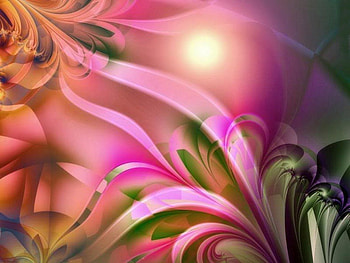 Abstract Flower, colorful, abstract, light, flower, beautiful HD wallpaper