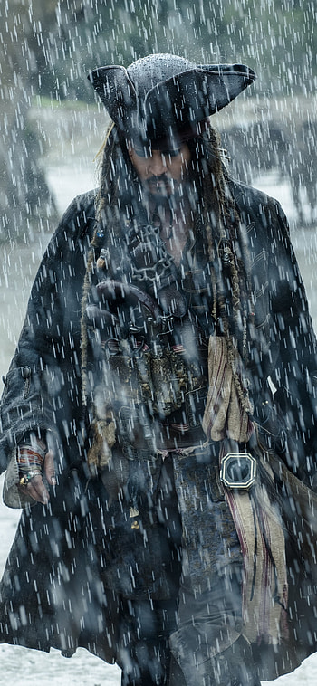 Sparrow in the Storm — Dead Men Tell No Tales ( ), Johnny Depp, Jack Sparrow, movie HD phone wallpaper