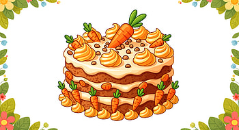 Carrot Cake Delight: A Sweet Visual Feast, carrot cake, dessert, cake, frosting, sweets HD wallpaper