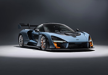 Sports car, Mclaren senna, gray HD wallpaper
