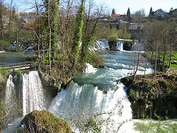 Rastoke, slunj, rastoke waterfalls, river, croatia HD wallpaper