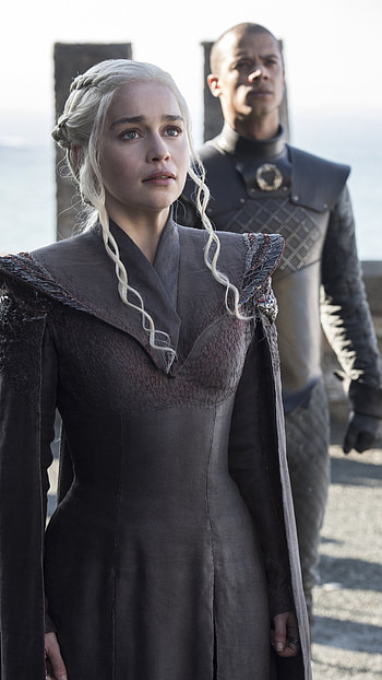 Emilia Clarke, hollywood actress, games of thrones HD phone wallpaper