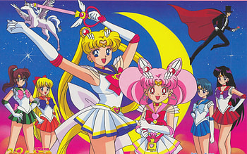 Sailor Moon, Moonlit , Celestial beauty, Serene night sky HD wallpaper