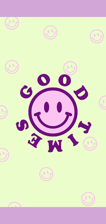Good times, face, pink, _purple, smiley HD phone wallpaper