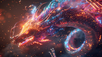 Ether dragon 2, dragon, fantasy HD wallpaper