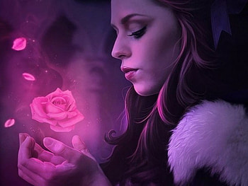 Pink Rose, rose, pink, fantasy, beauty HD wallpaper