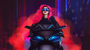 Girl On Dragonrider, artist, artwork, digital-art HD wallpaper