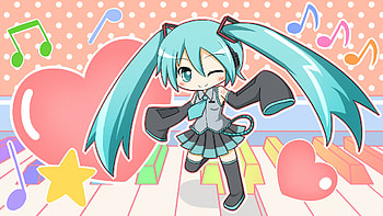 Hatsune Miku music, High resolution HD wallpaper