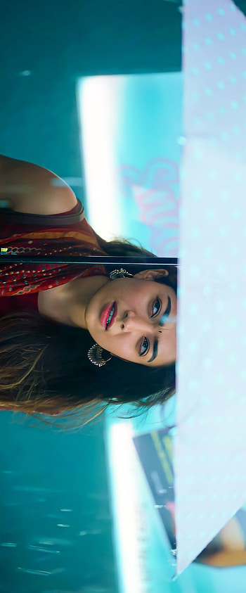 Rashmikha Mandhana, eye, Rain, hair, Rashmikha_Mandhana HD phone wallpaper