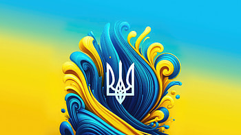 Tryzub Wave — Ukraine Ultra, Ukraine HD wallpaper
