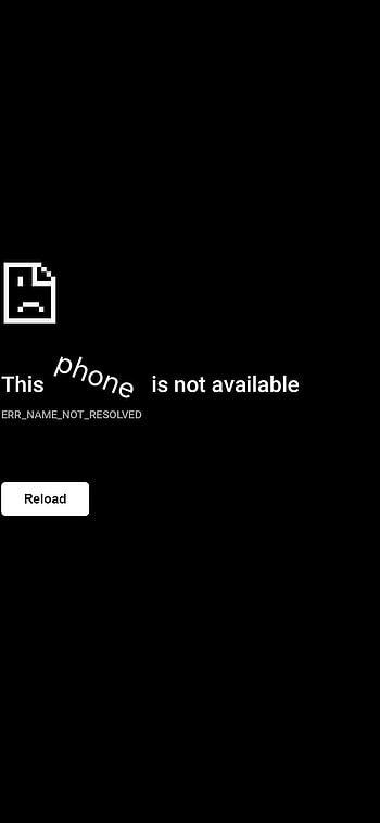 Unavailable, logo, Black HD phone wallpaper