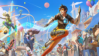 Overwatch hero, Tracer and D.Va, Overwatch , Gaming HD wallpaper