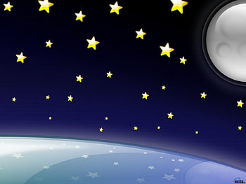 Background, Stars, Moon HD wallpaper
