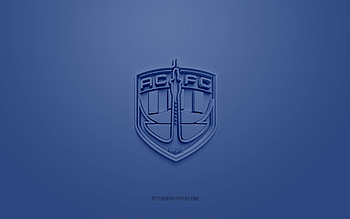 Auckland City FC, New Zealand football club, blue logo, blue carbon fiber background, New Zealand National League, football, Auckland, New Zealand, Auckland City FC logo HD wallpaper