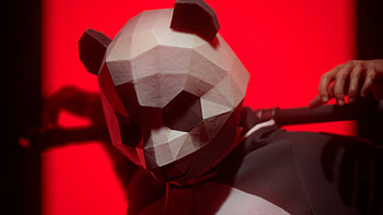 The Finals Game Panda Mask Character, video game, The Finals HD wallpaper