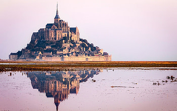Mont Saint Michel, Travels, Scenic, Backgrounds HD wallpaper