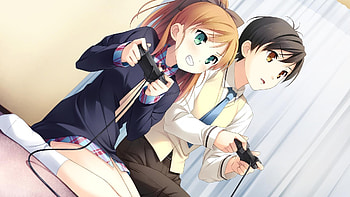 Gamer Girl, Anime girl , Aesthetic appeal, Gaming fandom HD wallpaper