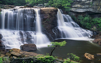 Landscape, Blackwater Falls State Park HD wallpaper