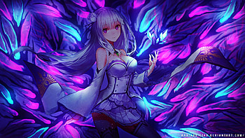 Emilia (Re:zero), Anime, Re:zero Starting Life In Another World, Long Hair HD wallpaper