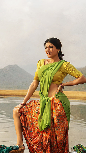 Samantha, rangastlam, telugu actress HD phone wallpaper