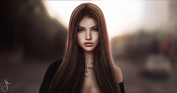 Brown Silky Hair Fantasy Girl , fantasy-girls, girls, artist, artwork, digital-art HD wallpaper