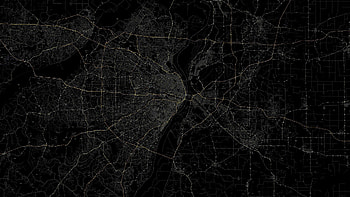 Abstract, Lines, Dark Background, Map, Route HD wallpaper
