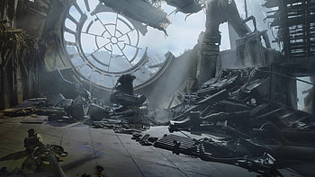 Death Star ruins, Star Wars HD wallpaper