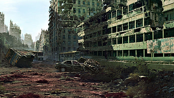Ghost Town, Abandoned city HD wallpaper