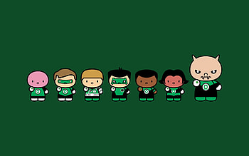 Chibi, Green Lantern HD wallpaper