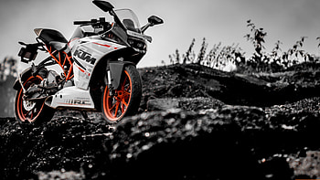 KTM RC, RC 200, KTM brand HD wallpaper