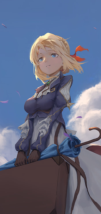 Violet Evergarden Anime – Elegant Sky View, Violet Evergarden (Character), Anime, Violet Evergarden HD phone wallpaper