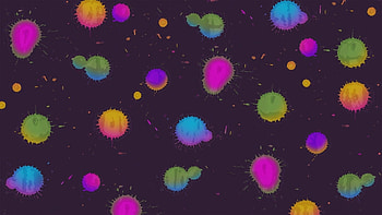Abstract, Background, Bright, Stains, Spots, Colorful, Colourful HD wallpaper
