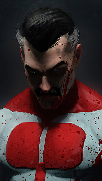 Invincible animation show, Omni man fan art, Samsung galaxy s4 s5 note, Sony xperia z HD phone wallpaper