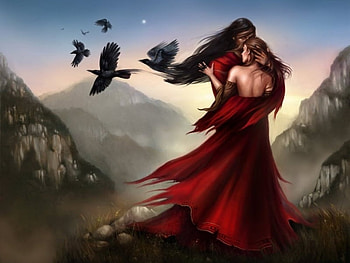 Fantasy Love, , women, fantasy, love HD wallpaper