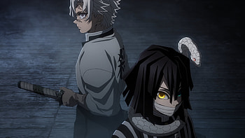 Sanemi Shinazugawa and Obanai Iguro, Anime, Demon Slayer: Kimetsu no Yaiba, Sanemi Shinazugawa, Obanai Iguro HD wallpaper