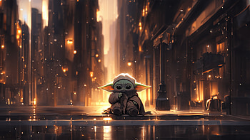 Baby Yoda, baby-yoda, the-mandalorian, tv-shows, star-wars, behance HD wallpaper