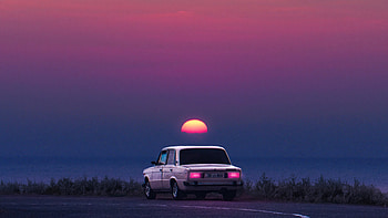 Synth Road And Ride, artist, artwork, digital-art, outrun HD wallpaper