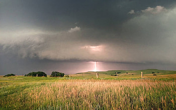 lightning, fun, force of nature, field, cool, nature HD wallpaper
