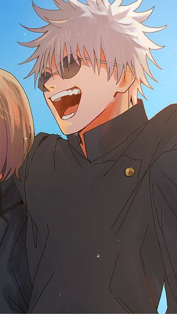 Satoru Gojo Radiant Smile – Jujutsu Kaisen Anime , Anime, Jujutsu Kaisen, Satoru Gojo HD phone wallpaper