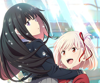 Anime, Lycoris Recoil, Takina Inoue, Chisato Nishikigi HD wallpaper