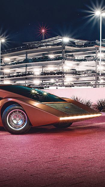 Lancia Stratos, Zero model, Sony Xperia X series, Premium HD phone wallpaper