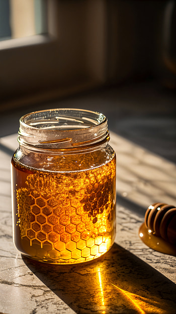 Golden Honey Glow - Warm Honeycomb HD phone wallpaper