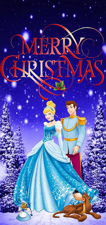 Cinderella Christmas HD phone wallpaper