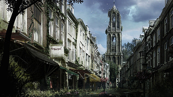 Abandoned City, Backgrounds HD wallpaper