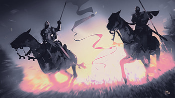 dominik-mayer-12, Digital Art, Digital Painting, Illustration, Artwork, Landscape HD wallpaper