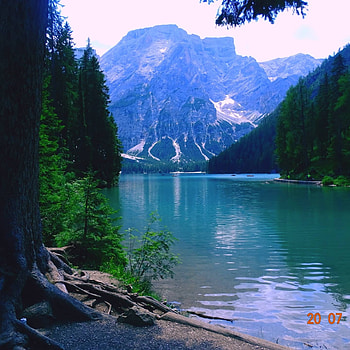 .., montagna, lago HD phone wallpaper